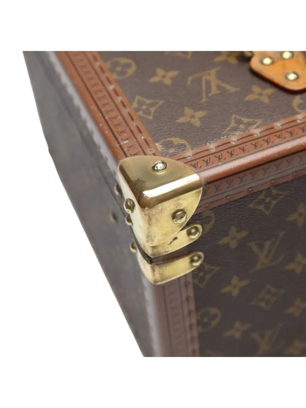 Louis Vuitton Monogram Makeup Case Boite Flacon Bag Brown